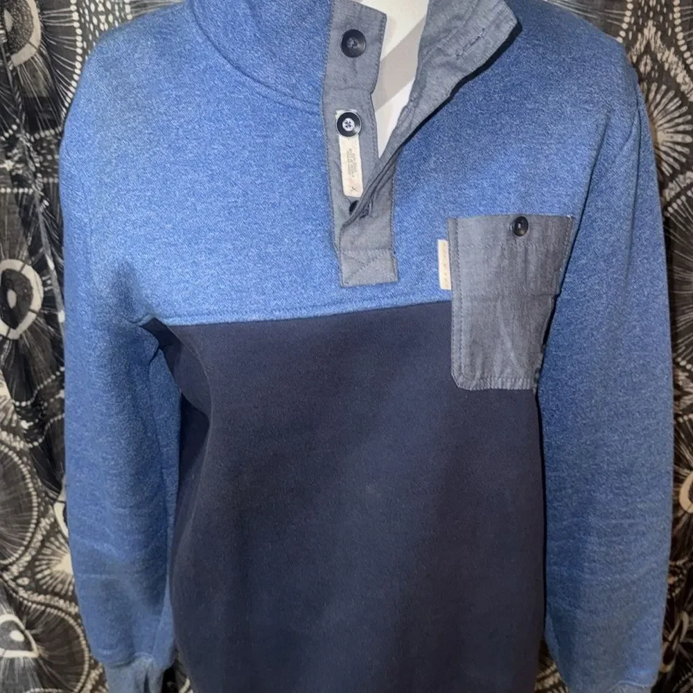 MARC ECKO Cut and Sew Blue Men’s Pullover Size Medium